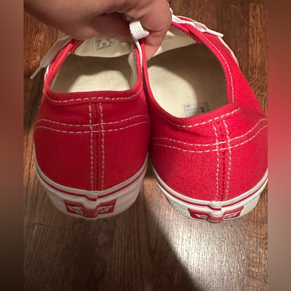 Vans Authentic Red low top Sneakers - Picture 6 of 10